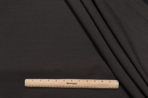 Sunbrella Canvas Woven Solution Dyed Acrylic Outdoor Fabric in Coal