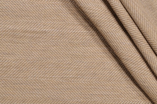 Thibaut Hawthorne Herringbone W73273 Woven Upholstery Fabric in Tan