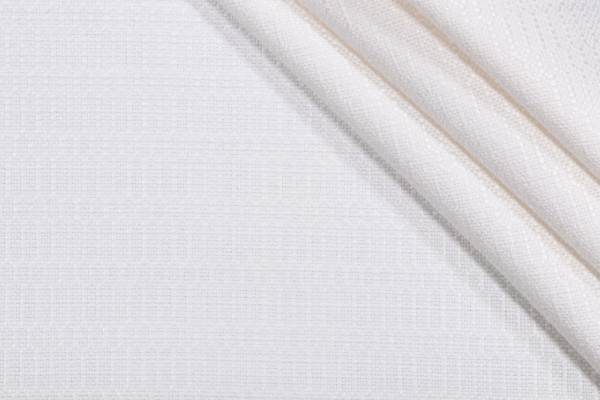 Sample of Merrimac M10991 Woven Upholstery Fabric in Ivory 