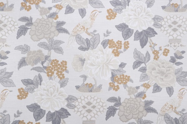 Click for 8.5 Yards Jaclyn Smith Mariela Printed Drapery Fabric in Ash for Fabricut Jaclyn Smith Mariela Printed Drapery Fabric in Ash for Fabricut