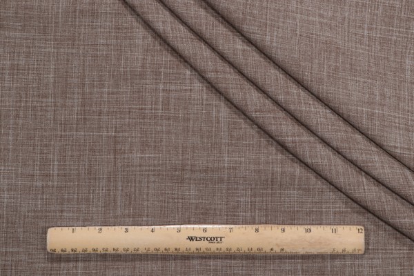 Beatrice Solid Woven Decorator Fabric in Stone