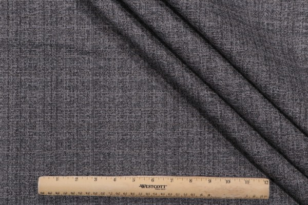 Bella Dura Alameda Woven Polyolefin Outdoor Fabric in Charcoal