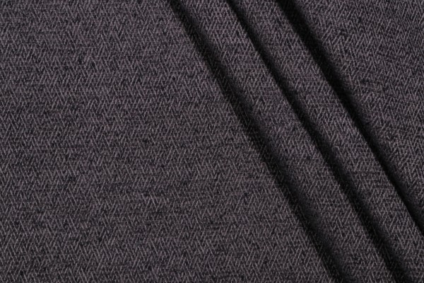 Richloom Huck Fortress Finish Woven Chenille Upholstery Fabric in Graphite