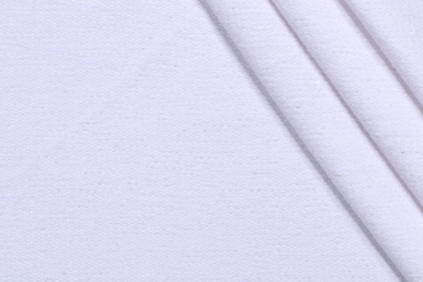 Tribeca Woven Chenille Upholstery Fabric in Snow