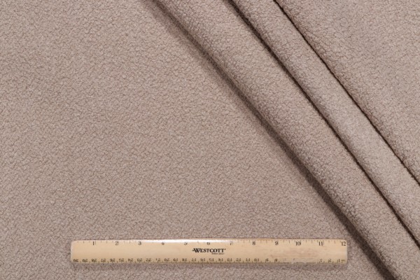Romney Woven Upholstery Fabric in Tan