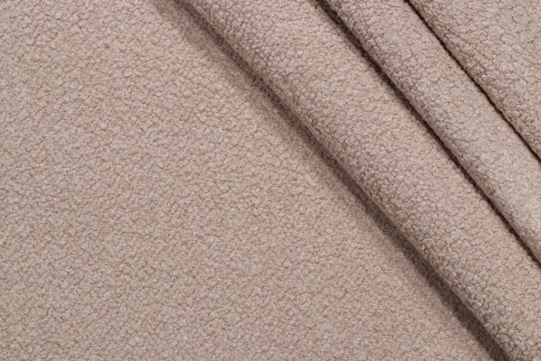 Romney Woven Upholstery Fabric in Tan