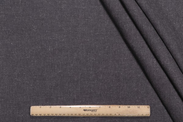 Linden Woven Decorator Fabric in Gunmetal
