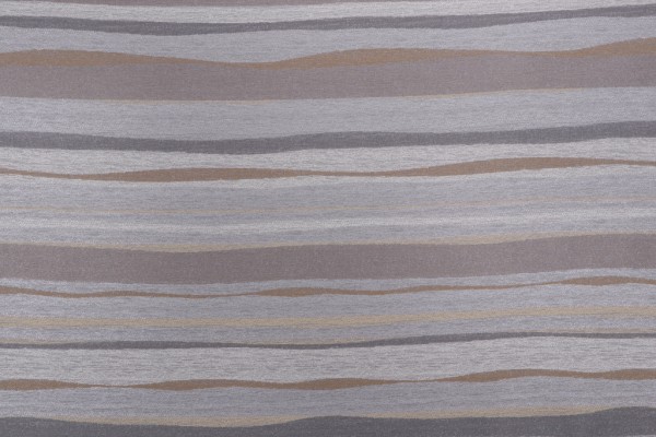 Ambergris Stripe Woven Outdoor Fabric in Stone