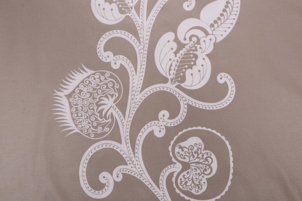 Click for 5 Yards Scalamandre Sea Thistle Printed Cotton Drapery Fabric in Brown Chalk Scalamandre Sea Thistle Printed Cotton Drapery Fabric in Brown Chalk
