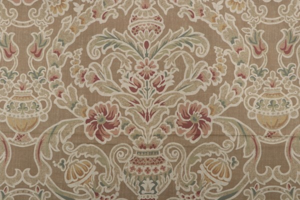 Thibaut Palisades F93827 Printed Drapery Fabric in Khaki