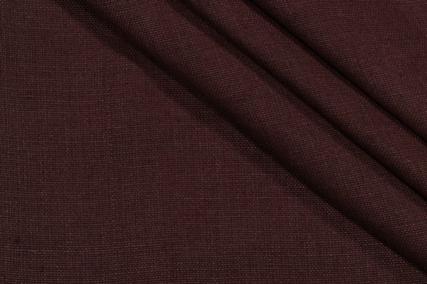 Kaufmann Slubby Linen Woven Decorator Fabric in Chocolate 