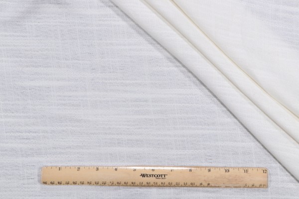 Braemore Bangkok Semi-Sheer Drapery Fabric in Crystal