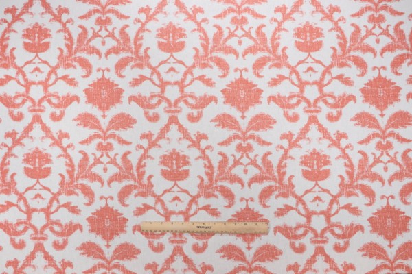 Thibaut Anita Damask F98638 Printed Drapery Fabric in Red