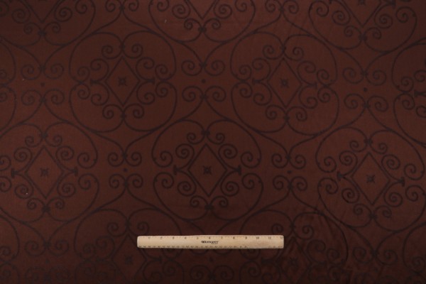 Click for 9.75 Yards Thibaut Lavolta Scroll W71812 Woven Upholstery Fabric in Brown Thibaut Lavolta Scroll W71812 Woven Upholstery Fabric in Brown