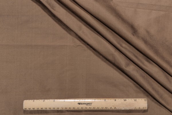 Click for 1.88 Yards Titan Woven Silk Decorator Fabric in Mocha Titan Woven Silk Decorator Fabric in Mocha