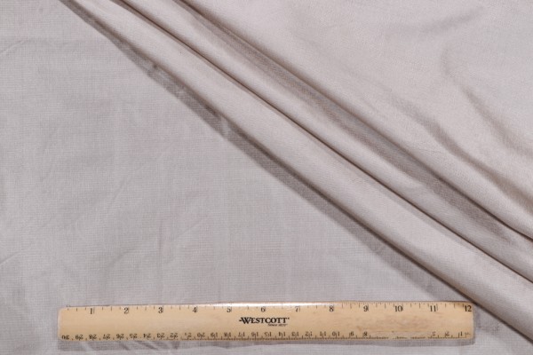 Titan Silk Decorator Fabric in Silver