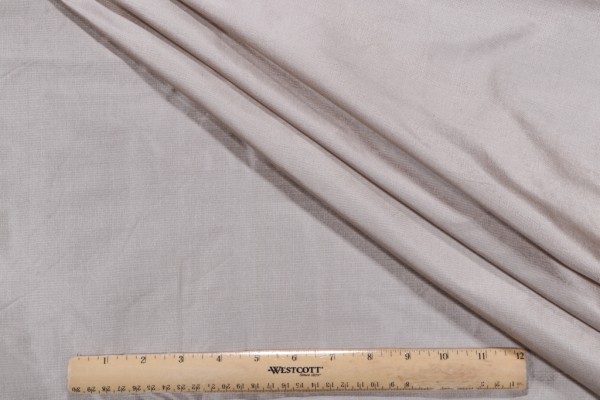 Titan Silk Decorator Fabric in Silver
