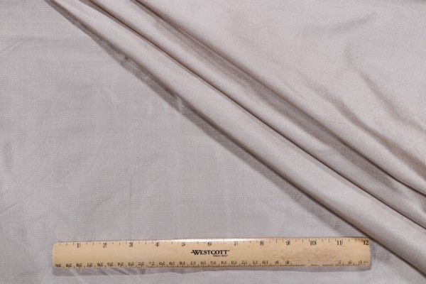 Titan Silk Decorator Fabric in Silver