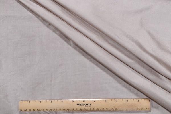 Titan Silk Decorator Fabric in Silver