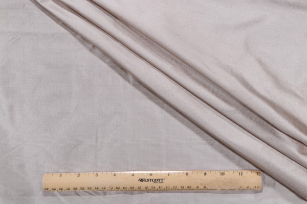 Titan Silk Decorator Fabric in Silver