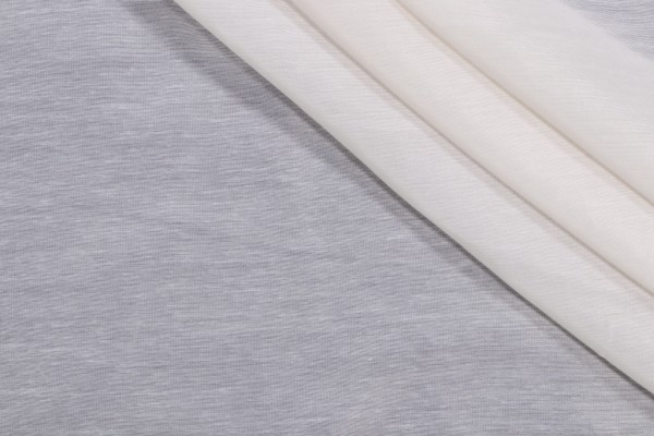 Super Batiste Sheer Drapery Fabric in Ivory