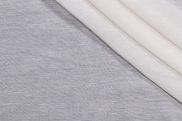 Super Batiste Sheer Drapery Fabric in Ivory