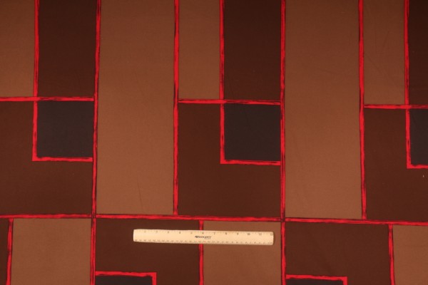 Lulu Dk Labyrinth Printed Cotton Drapery Fabric