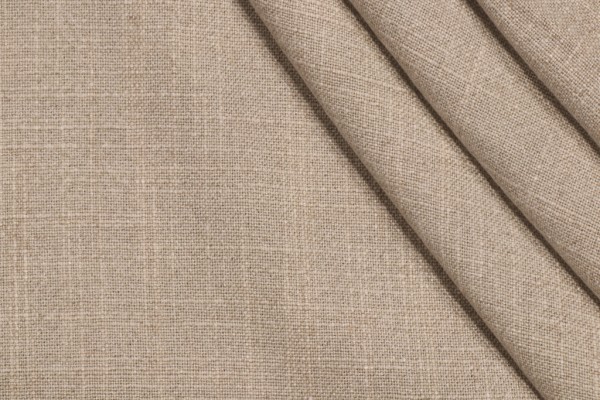 Solid Woven Decorator Fabric in Putty