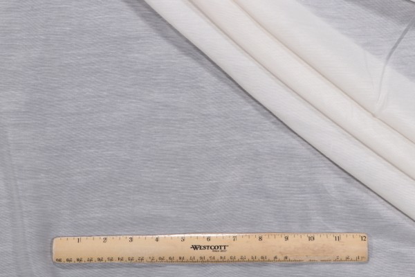 Super Batiste Sheer Drapery Fabric in Ivory