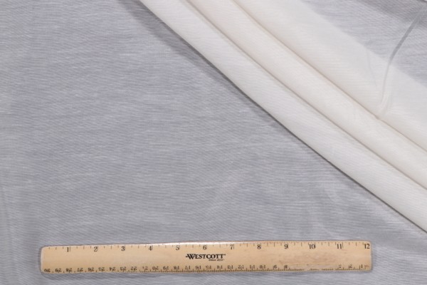 Super Batiste Sheer Drapery Fabric in Ivory