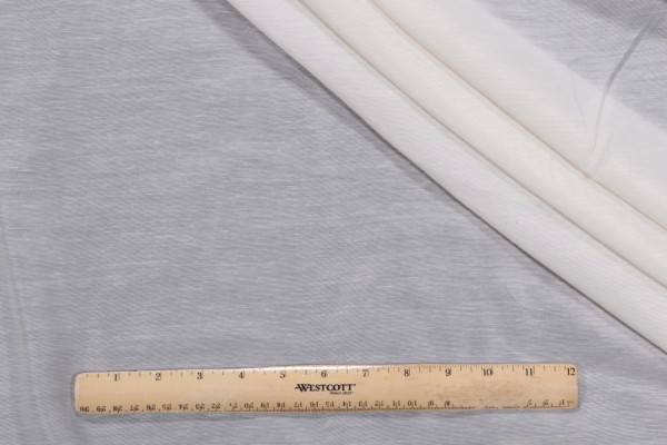 Super Batiste Sheer Drapery Fabric in Ivory