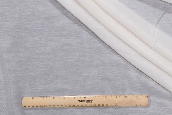 Super Batiste Sheer Drapery Fabric in Ivory