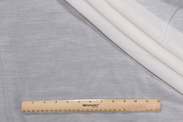 Super Batiste Sheer Drapery Fabric in Ivory