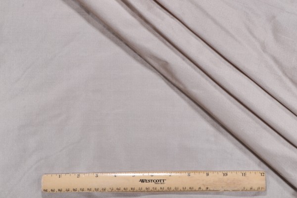 Titan Silk Decorator Fabric in Silver