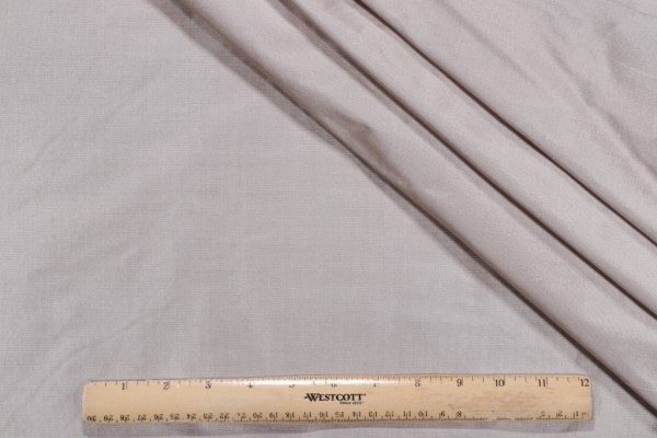 Titan Silk Decorator Fabric in Silver