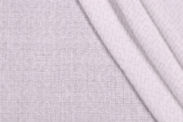 Click for 2 Yards P Kaufmann Tracey Sheer Embroidered Drapery Fabric in Dove P Kaufmann Tracey Sheer Embroidered Drapery Fabric in Dove