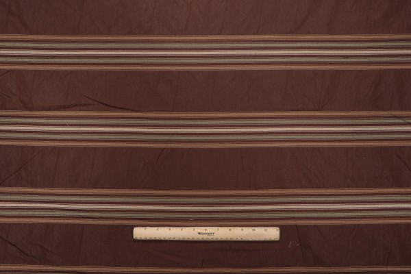 Thibaut Somerset Stripe W74022 Woven Upholstery Fabric in Brown
