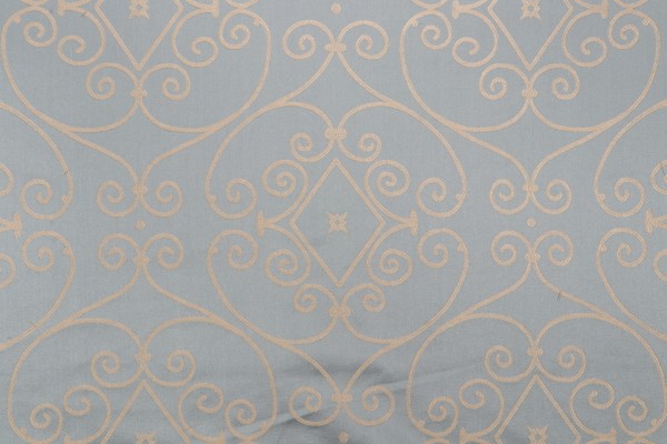 Thibaut Lavolta Scroll W71810 Woven Upholstery Fabric in Aqua