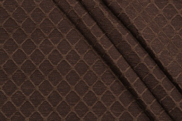 Thibaut Nadia Trellis W71818 Woven Chenille Upholstery Fabric in Brown