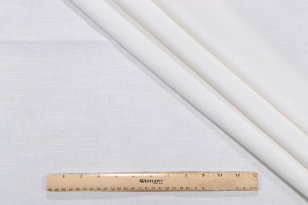 Brandywine Duck Woven Decorator Fabric in White