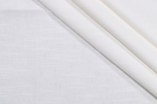 1 Yard Brandywine Duck Woven Decorator Fabric in White