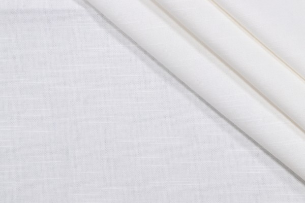 Brandywine Duck Woven Decorator Fabric in White