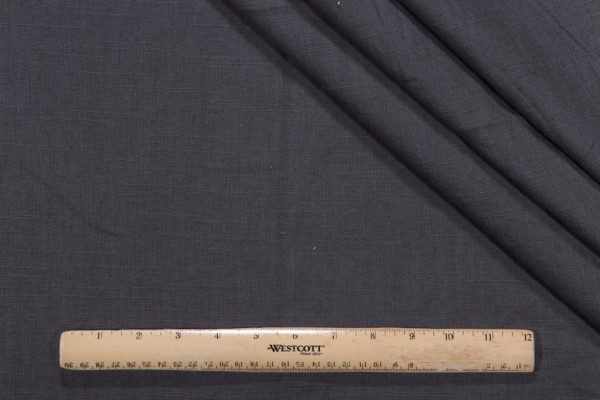 Harold Solid Woven Decorator Fabric in Grey