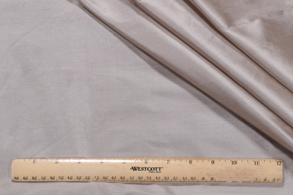 Titan Silk Decorator Fabric in Silver