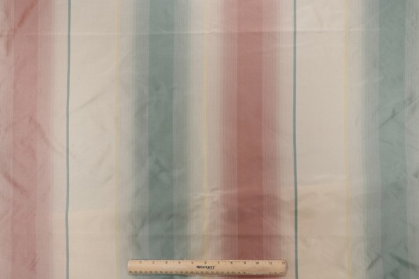 Click for 2.75 Yards Scalamandre Silvana Silk Decorator Fabric in Rose & Teal Scalamandre Silvana Silk Decorator Fabric in Rose & Teal