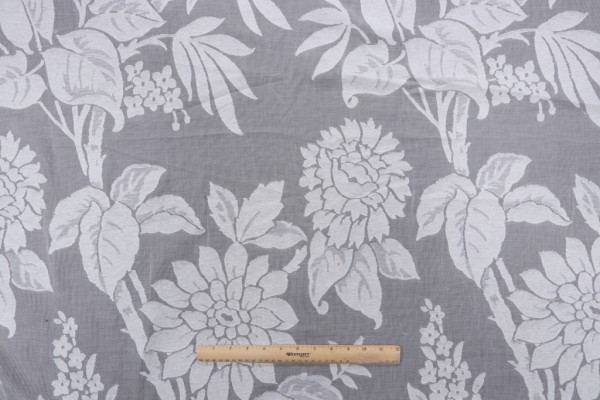 Click for 2 Yards Scalamandre Brompton Sheer Drapery Fabric in Ivory Scalamandre Brompton Sheer Drapery Fabric in Ivory