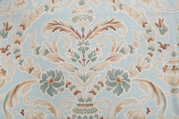 Click for 1.63 Yards Thibaut Palisades F93824 Printed Drapery Fabric in Aqua Thibaut Palisades F93824 Printed Drapery Fabric in Aqua