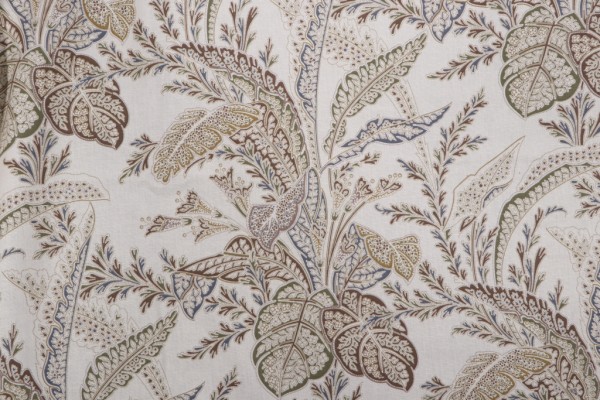 Thibaut Arlington F93817 Printed Drapery Fabric in Cream