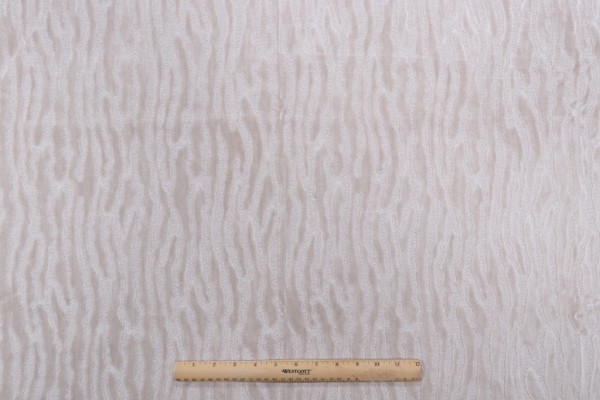 Hamilton Bedford Velvet Upholstery Fabric in Ivory 