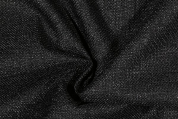 Richloom Rave Woven Polyester Outdoor Fabric in Black 
